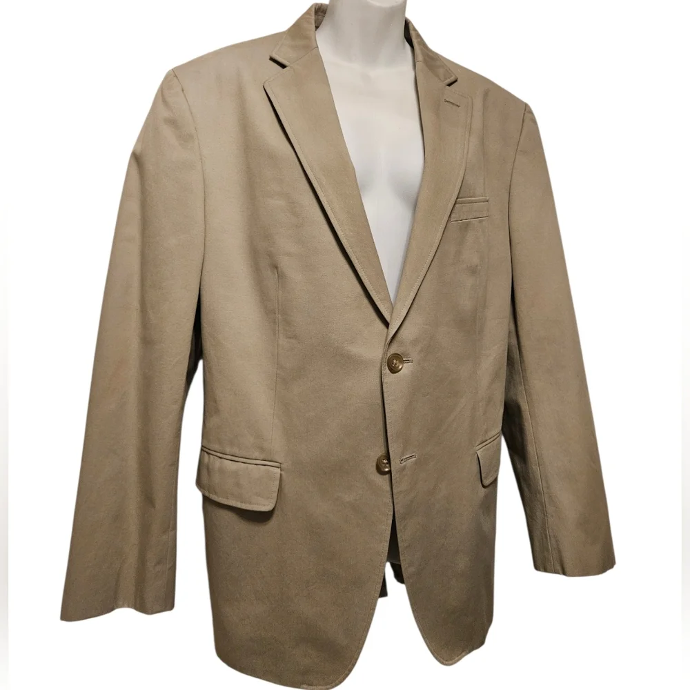 Banana Republic Tessuti di Sondrio chino modern fit blazer Sport Coat Jacket 44